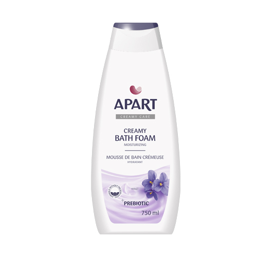 Gel tắm tạo bọt Apart dưỡng ẩm, mềm mịn da chiết xuất hoa violet 750ML